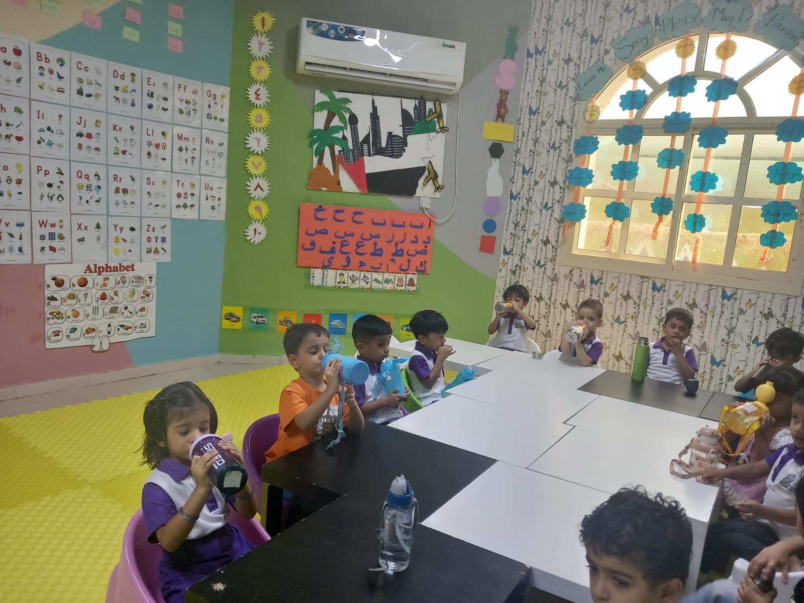 Story time at Lavenders Nursery